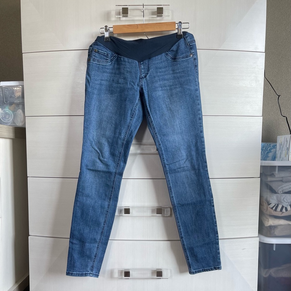 Motherhood Maternity Women’s Indigo Blue Super Stretch Secret Fit Belly Jeans